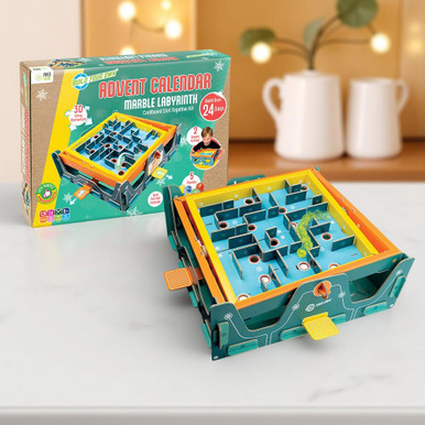 24 Days Build Your Own Marble Labyrinth Advent Calendar