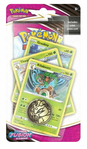 Pokémon Card Game Sword & Shield Fusion Strike Premium Checklane Blister Pack Official Factory Sealed