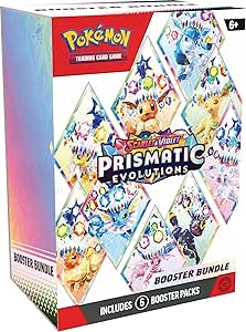 Pokemon TCG: Scarlet & Violet-Prismatic Evolutions Booster Bundle (6 Booster Packs)