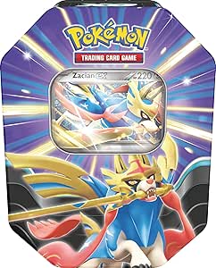 Pokemon TCG: Slashing Legends Tin Zacian ex (1 Foil Promo Card & 4 Booster Packs)