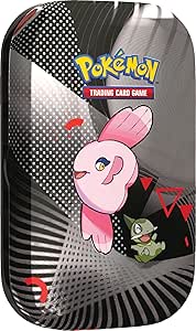 Pokemon TCG: Unova Mini Tin  Alomomola & Axew (2 Booster Packs & 1 Sticker Card)