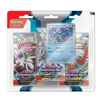 Pokemon TCG: Scarlet & Violet - Paradox Rift 3 Booster Packs & Arctibax Promo Card