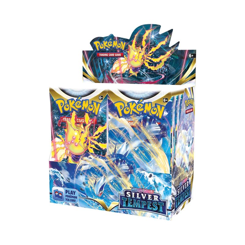 Pokémon Card Game Sword & Shield Silver Tempest Booster Box Official Factory Sealed