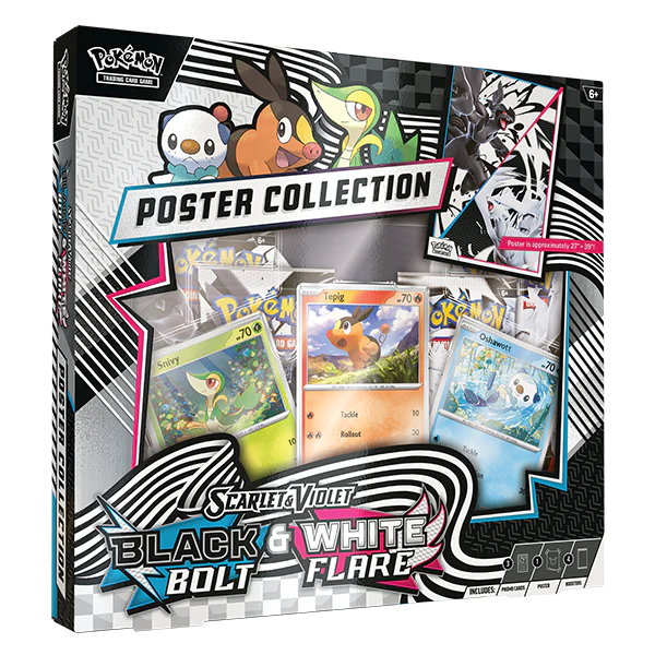 Pokémon TCG: Scarlet & Violet 10.5 - Black Bolt & White Flare - Unova Poster Collection