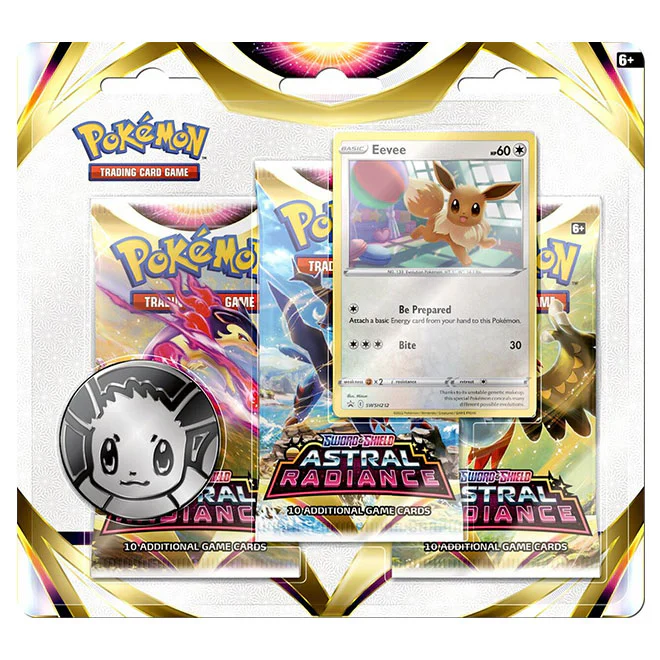 Pokemon Astral Radiance 3 Pack Blister Eevee