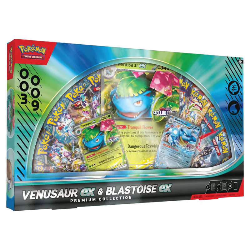 Pokemon TCG: Venusaur ex & Blastoise ex Premium Collection