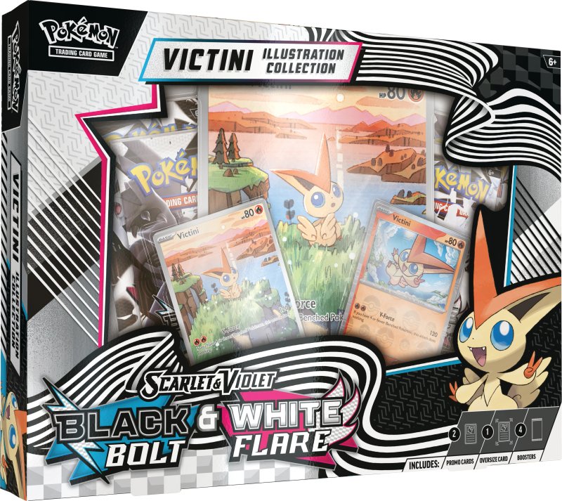 Pokemon Black Bolt White Flare Illustration Collection SV10.5