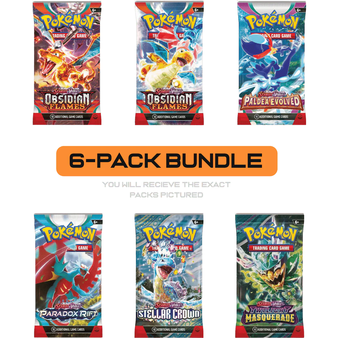 Pokemon Booster Pack Bundle (6 Packs)