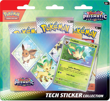 SV Prismatic Evolutions Tech Sticker Collection - Leafeon