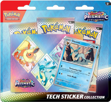 SV Prismatic Evolutions Tech Sticker Collection - Glaceon