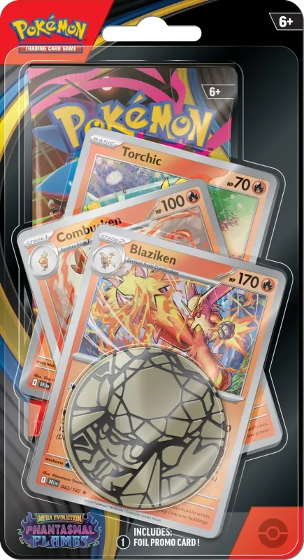 Pokemon TCG - Mega Evolution - Phantasmal Flames - Premium Checklane Blister