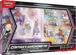 Pokemon TCG: Cynthias Garchomp ex Premium Collection (3 Foil Cards & 6 Boosters)