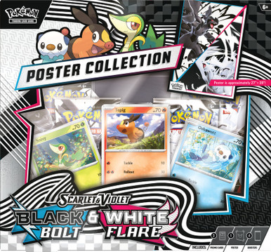 SV Black Bolt & White Flare Unova Poster Collection
