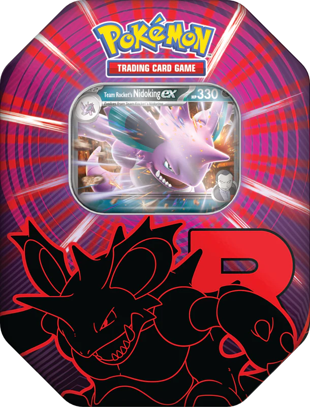 Pokemon TCG: Fall 2025 Team Rocket Tin - Nidoking ex
