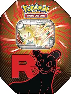 Pokemon - Trading Card Game: Tin-Box Team Rocket - Snobilikat-ex (1 Holographic Promo Card & 4 Booster Packs)