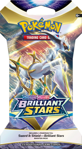 SWSH Brilliant Stars Booster Pack (Cardboard Packaging)