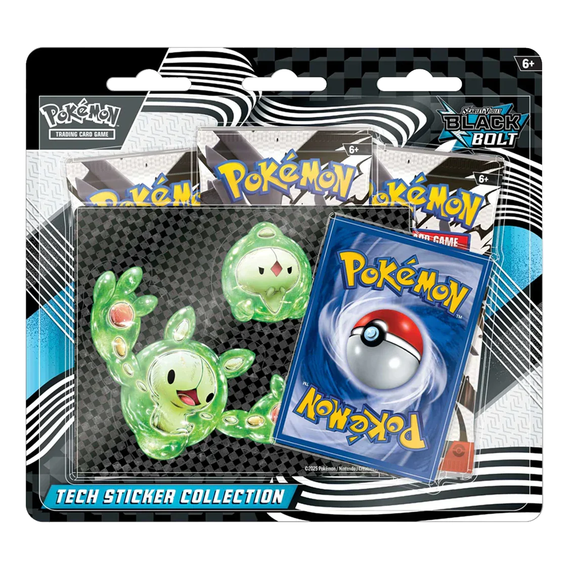 Pokemon TCG - Scarlet & Violet - Black Bolt - Tech Sticker Collection Reuniclus