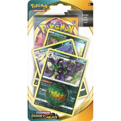 SWSH Darkness Ablaze Premium Checklane Blister: Grimmsnarl