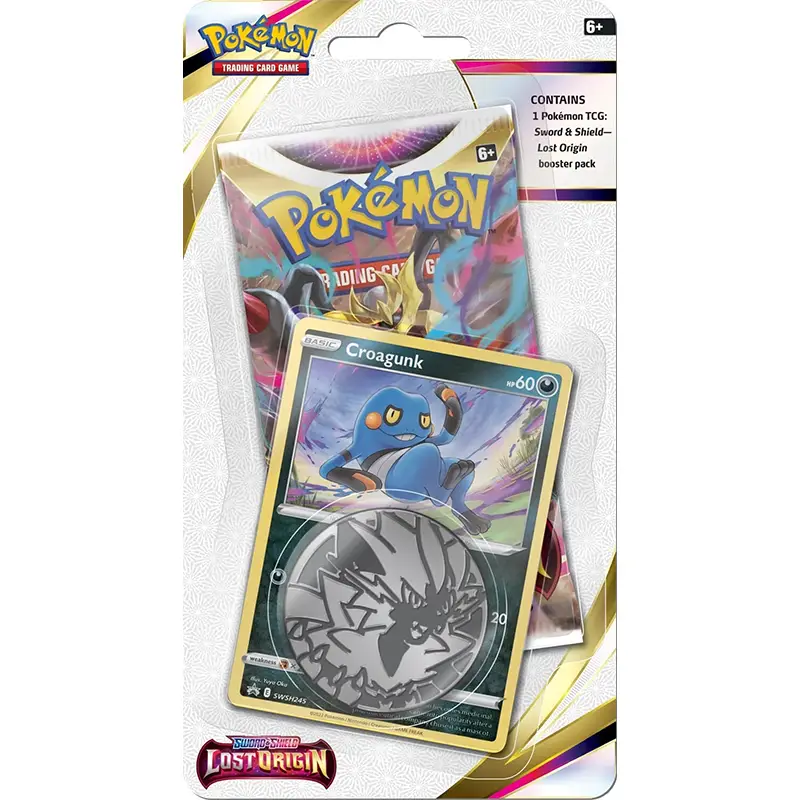 Pokemon TCG: Lost Origin - 1-Pack Blister - Croagunk/Scorbunny