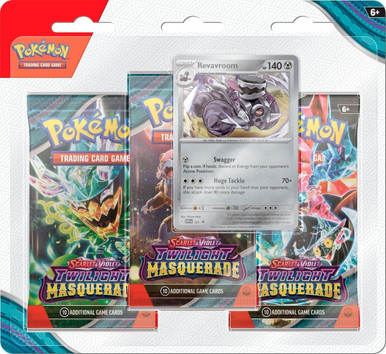 Scarlet and Violet Twilight Masquerade 3 Pack Blister Revavroom