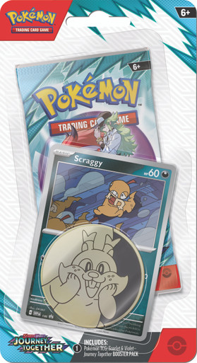 Scarlet and Violet Journey Together 1 Pack Checklane Blister Scraggy