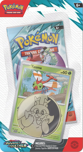 Scarlet and Violet Journey Together 1 Pack Checklane Blister Yanma