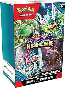 Pokemon TCG: Scarlet & VioletTwilight Masquerade Booster Bundle (6 Boosters)