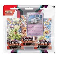 Pokemon TCG - Scarlet & Violet 3 Obsidian Flames - Triple Blister Pack - Houndstone