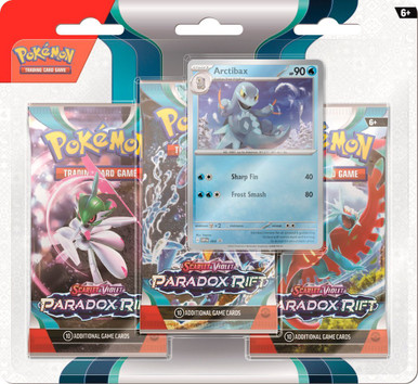 Scarlet and Violet Paradox Rift 3 Pack Blister Arctibax