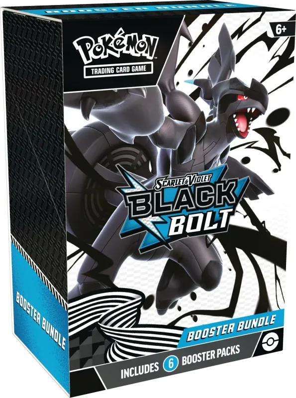 Pokemon TCG: Black Bolt - Booster Bundle (6 Packs)
