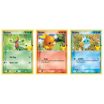 Celebrations First Partners Jumbo Cards Gen 3 Hoenn