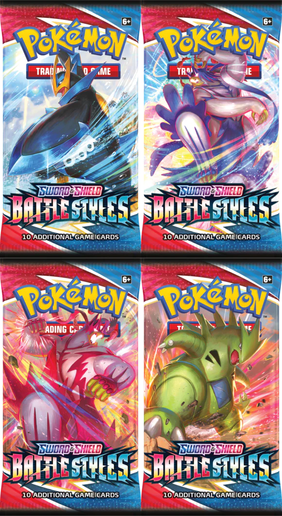 Pokemon TCG Sword & Shield Battle Styles SWSH05 Booster Pack