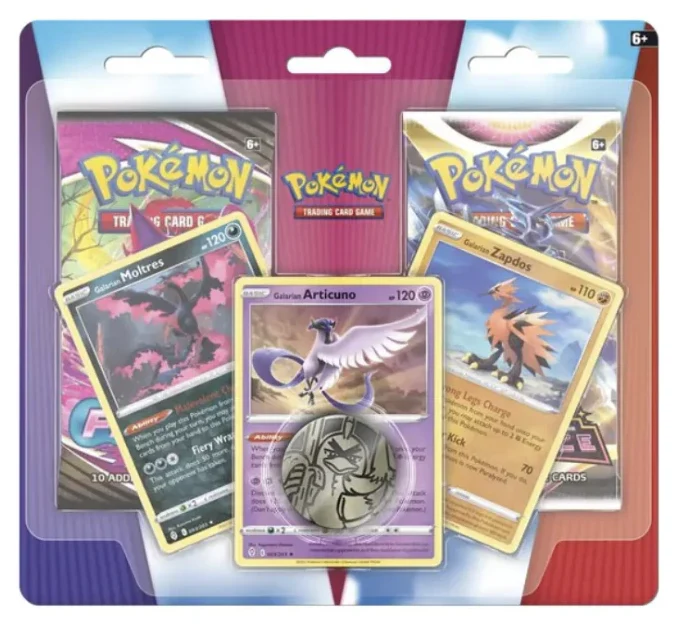 Pokemon TCG: Enhanced Blister 2-Pack Moltres, Articuno and Zapdos