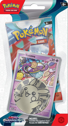 Scarlet and Violet Paradox Rift 1 Pack Checklane Blister Sinistea
