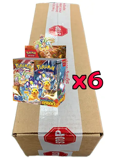 Pokemon TCG: Surging Sparks SV08 - Sealed Case (Back-Order)